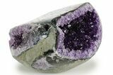 Sparkly Deep-Purple Amethyst Geode - Uruguay #378217-1